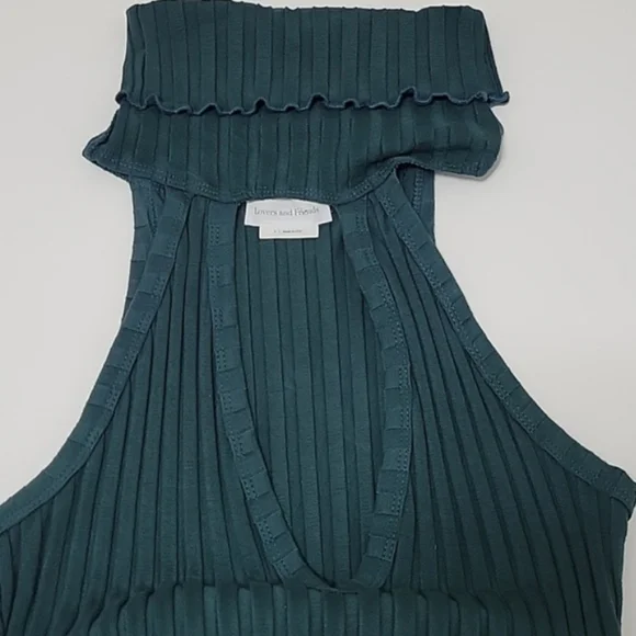 Lovers+Friends Emerald Green Midi Dress - Picture 3 of 9